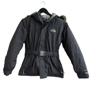North Face Greenland 550 Goose Down Insulated Winter Jacket no fur on the hood.